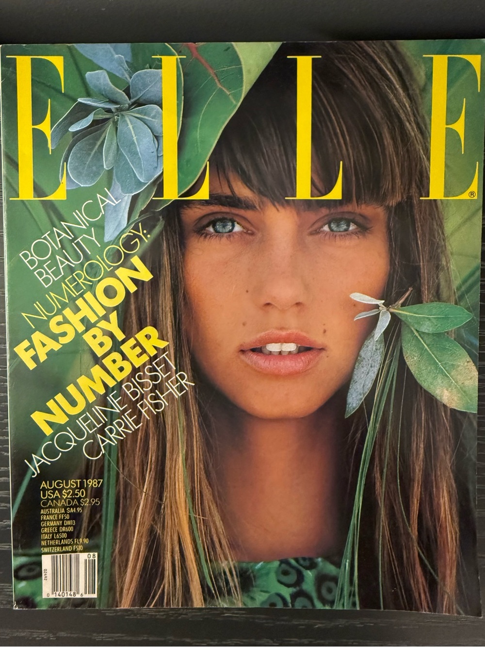 ELLE Magazine August 1987: Cover - Roberta Chirko